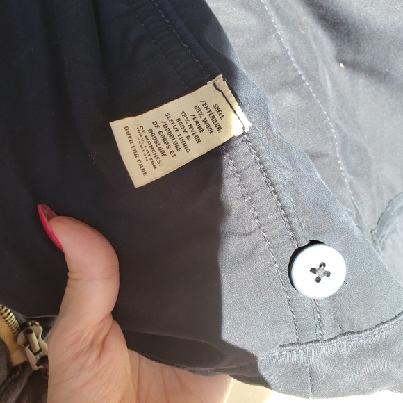 ABERCROMBIE FITCH wool navy blue jacket - Picture 9 of 10